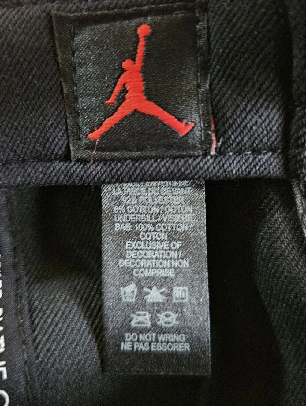 Air Jordan Jumpman Black Hat W/ Gold Logo Flat Bill NBA Michael Jordan One Size
